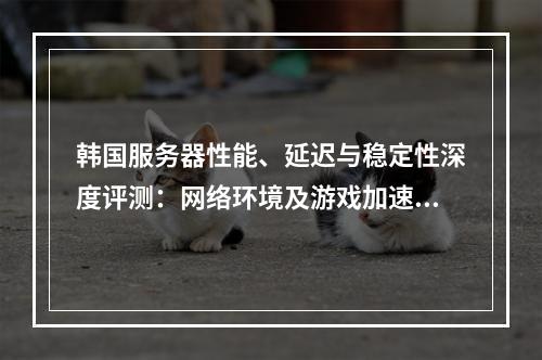 韩国服务器性能、延迟与稳定性深度评测：网络环境及游戏加速效果