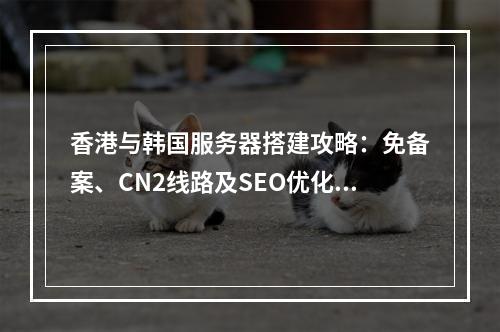 香港与韩国服务器搭建攻略：免备案、CN2线路及SEO优化指南