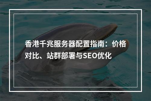 香港千兆服务器配置指南：价格对比、站群部署与SEO优化