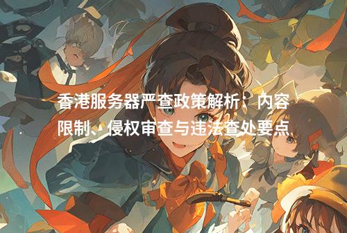 香港服务器严查政策解析：内容限制、侵权审查与违法查处要点