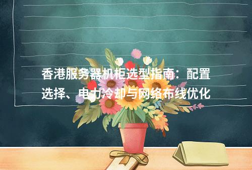 香港服务器机柜选型指南：配置选择、电力冷却与网络布线优化
