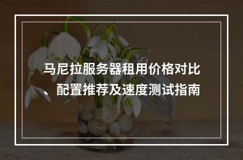 马尼拉服务器租用价格对比、配置推荐及速度测试指南