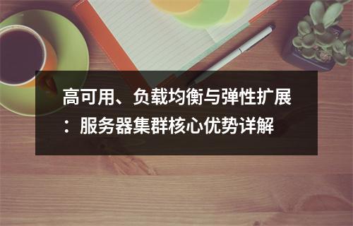 高可用、负载均衡与弹性扩展：服务器集群核心优势详解