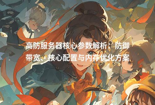 高防服务器核心参数解析：防御带宽、核心配置与内存优化方案