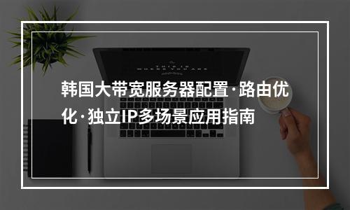 韩国大带宽服务器配置·路由优化·独立IP多场景应用指南