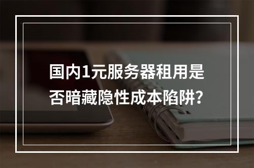 国内1元服务器租用是否暗藏隐性成本陷阱？