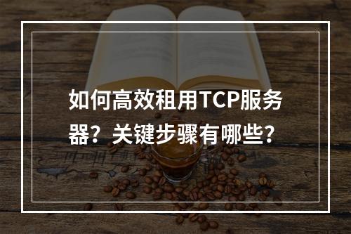 如何高效租用TCP服务器？关键步骤有哪些？