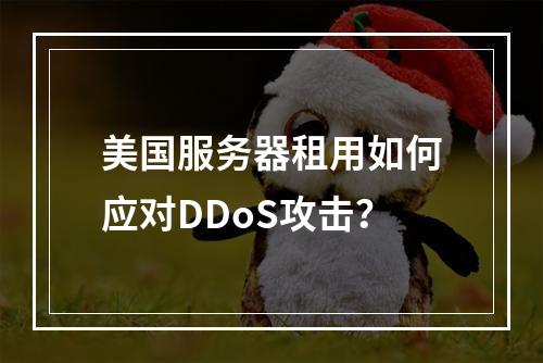 美国服务器租用如何应对DDoS攻击？
