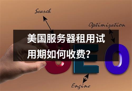 美国服务器租用试用期如何收费？