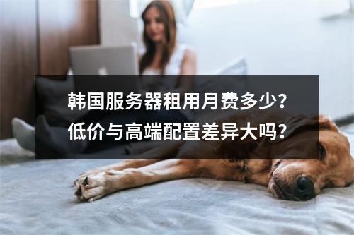韩国服务器租用月费多少？低价与高端配置差异大吗？