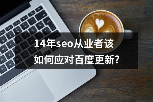 14年seo从业者该如何应对百度更新?