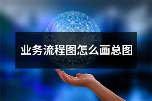 业务流程图怎么画总图
