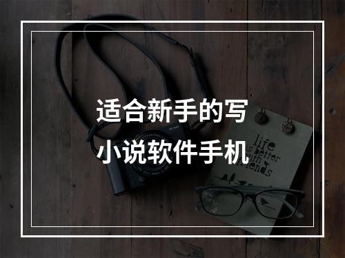 适合新手的写小说软件手机