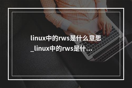 linux中的rws是什么意思_linux中的rws是什么