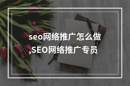 seo网络推广怎么做,SEO网络推广专员