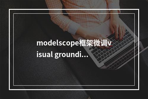 modelscope框架微调visual grounding模型要求什么样的数据格式来训练呢?