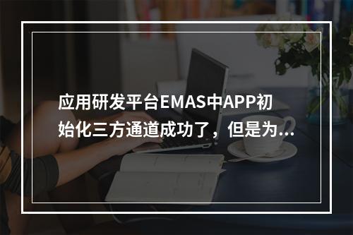 应用研发平台EMAS中APP初始化三方通道成功了,但是为什么通过华为通道无法发送消息?