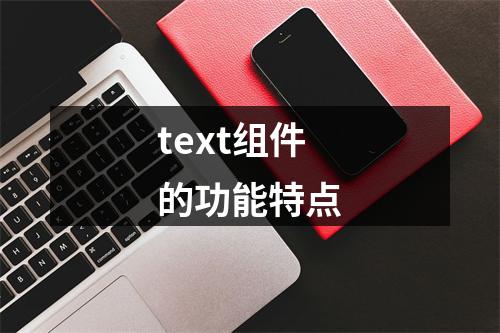 text组件的功能特点