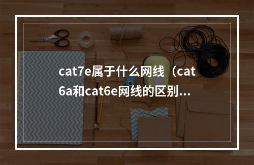 cat7e属于什么网线(cat6a和cat6e网线的区别)