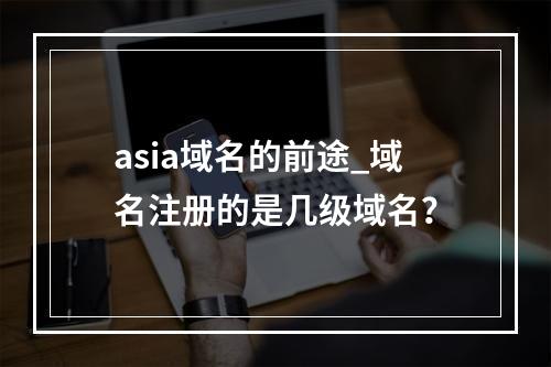 asia域名的前途_域名注册的是几级域名?