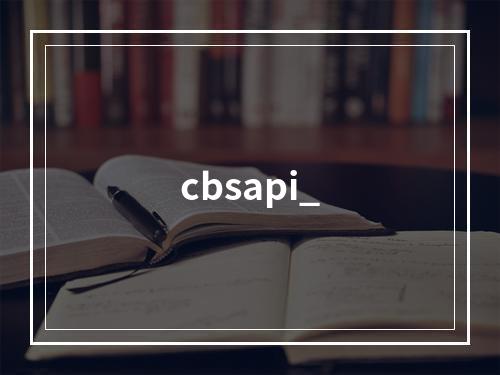 cbsapi_