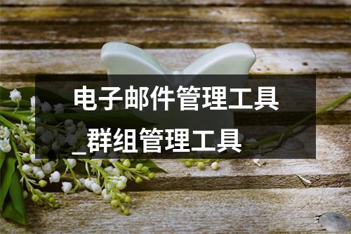 电子邮件管理工具_群组管理工具