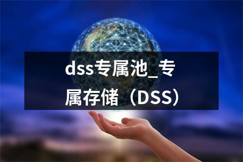 dss专属池_专属存储(DSS)