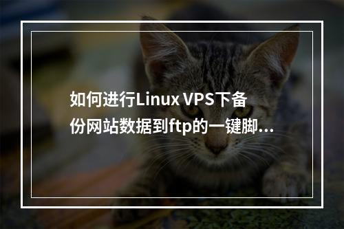 如何进行Linux VPS下备份网站数据到ftp的一键脚本