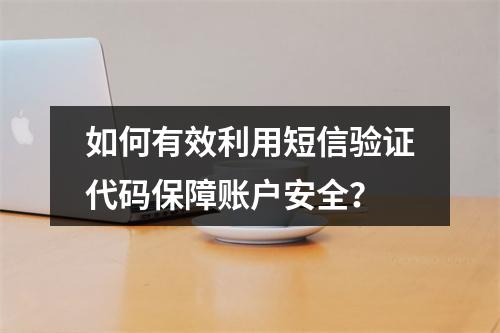如何有效利用短信验证代码保障账户安全?