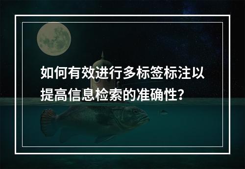 如何有效进行多标签标注以提高信息检索的准确性?