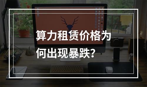 算力租赁价格为何出现暴跌?