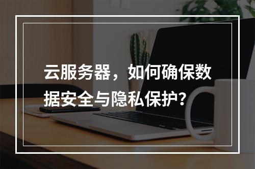 云服务器,如何确保数据安全与隐私保护?