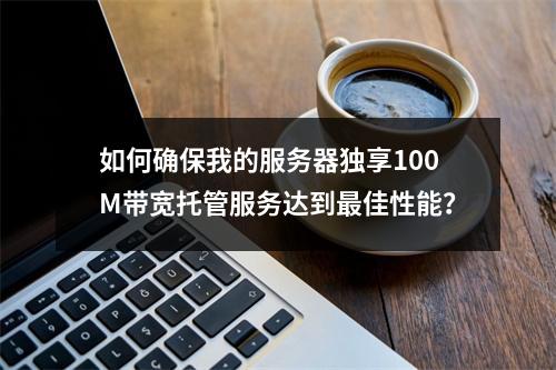 如何确保我的服务器独享100M带宽托管服务达到最佳性能?