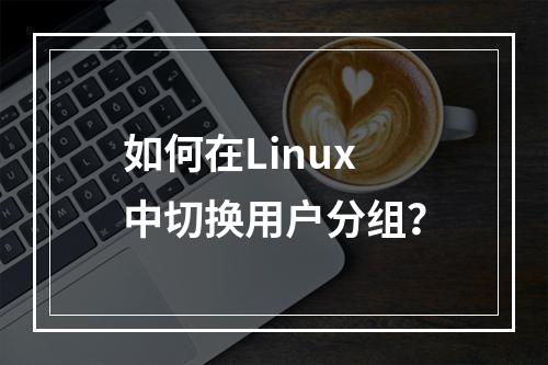 如何在Linux中切换用户分组?