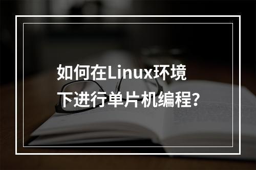 如何在Linux环境下进行单片机编程?