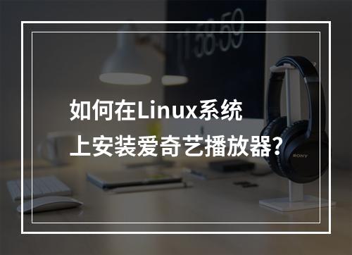 如何在Linux系统上安装爱奇艺播放器?