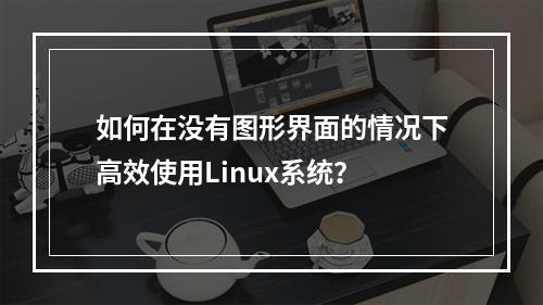 如何在没有图形界面的情况下高效使用Linux系统?