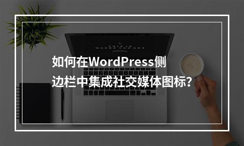 如何在WordPress侧边栏中集成社交媒体图标?