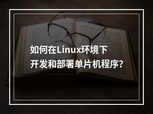 如何在Linux环境下开发和部署单片机程序?