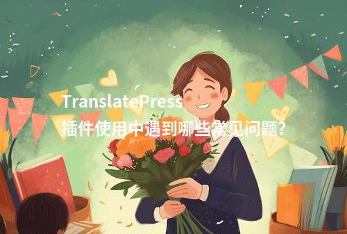 TranslatePress插件使用中遇到哪些常见问题?
