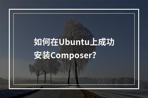 如何在Ubuntu上成功安装Composer?