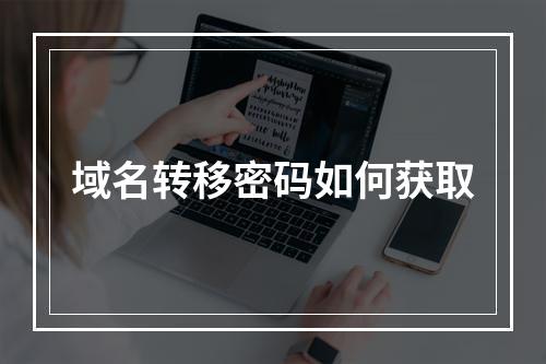 域名转移密码如何获取