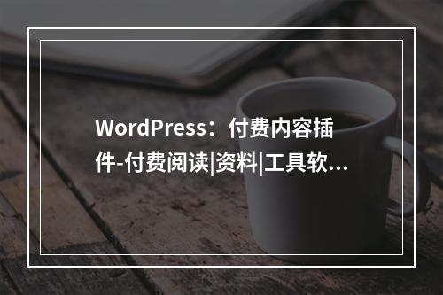 WordPress:付费内容插件-付费阅读|资料|工具软件资源管理(wordpress多少钱)