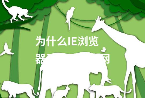 为什么IE浏览器无法访问内网