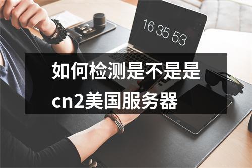 如何检测是不是是cn2美国服务器