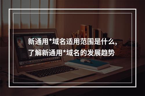 新通用*域名适用范围是什么,了解新通用*域名的发展趋势