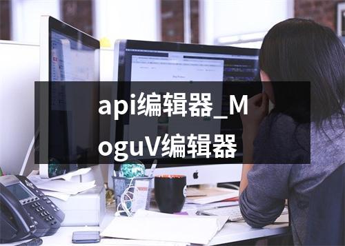 api编辑器_MoguV编辑器