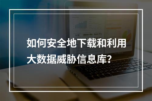 如何安全地下载和利用大数据威胁信息库?