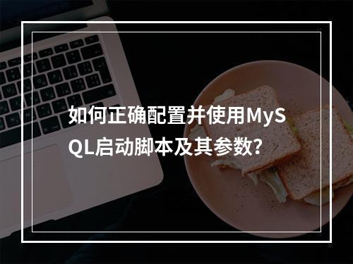 如何正确配置并使用MySQL启动脚本及其参数?