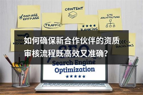 如何确保新合作伙伴的资质审核流程既高效又准确?